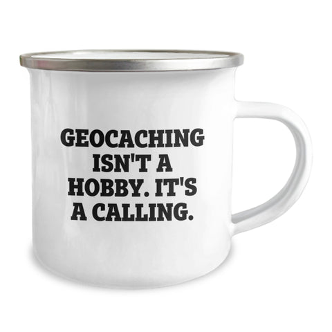 Image of Geocaching Adventures - Funny Camping Mug for Geocaching Moms, Gifts from Men to Women on Mother's Day - Image 2