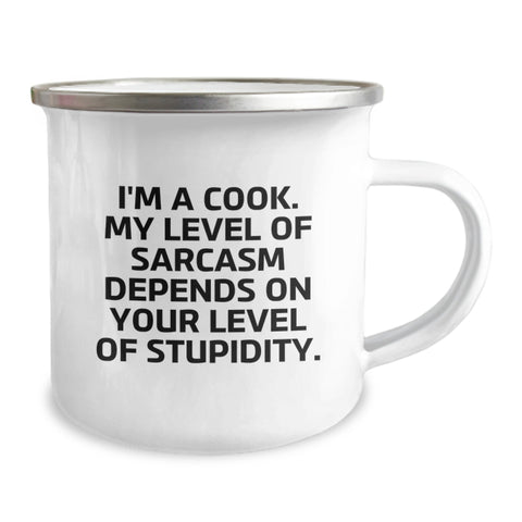 Image of Funny Cook Gifts for Men - I'm A Cook - Camping Mug for Birthday Unique Gifts from Friends to Family - Image 2
