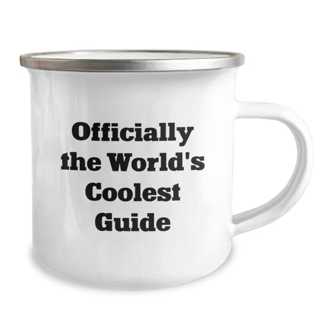 Image of Funny Guide Gifts for Men and Women, Officially The World's Coolest Guide Christmas Unique Gifts, Camping Mug for Friends and Family - Image 2