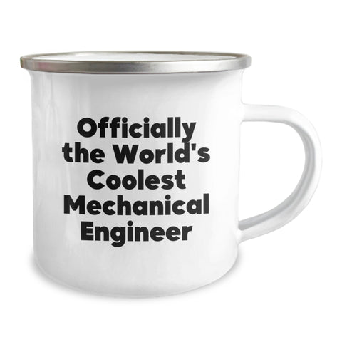 Image of Funny Mechanical Engineer Gifts for Him, Mechanical Engineer Camping Mug with World's Coolest Quote, Valentine's Unique Gifts from Men to Family - Image 2