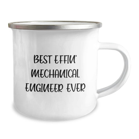 Image of Funny Mechanical Engineer Gifts from Dad for Best Effin' Mechanical Engineer Ever - Unique Camping Mug for Mechanical Engineer Men - Image 2