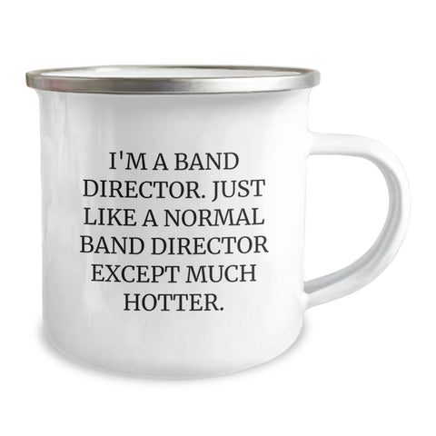 Image of Funny Band Director Gifts from Men to Band Directors on Graduation - I'm A Band Director Camping Mug - Image 2