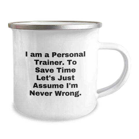 Image of Funny Personal Trainer Gifts from Men to Women Friends Family Valentine's Unique Camping Mug - Image 2
