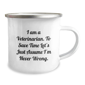 Unique Veterinarian Camping Mug Gifts from Friends and Family for Christmas