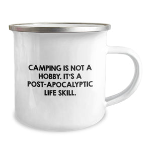Camping Gifts from Friends for Camping Enthusiasts - Funny Camping Mug for Men, Women, or Family - Inspirational Camping Quotes for Christmas Unique Gifts