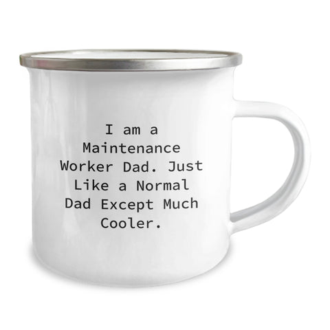 Image of Gifts from Maintenance Worker Dad, Funny Camping Mug for Maintenance Worker Dad, Perfect Mother's Day Unique Gifts for Maintenance Worker Men - Image 2