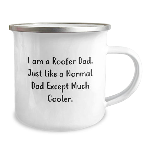 Image of Unique Gifts from Dad to Mom - Roofer Dad Camping Mug for Men - Funny Quote for Mother's Day - Image 2