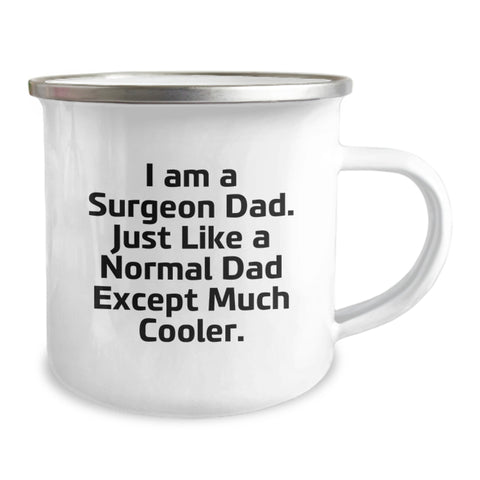 Image of Funny Surgeon Gifts for Him, Dad Like a Surgeon Camping Mug, Unique Father's Day Unique Gifts from Family - Image 2