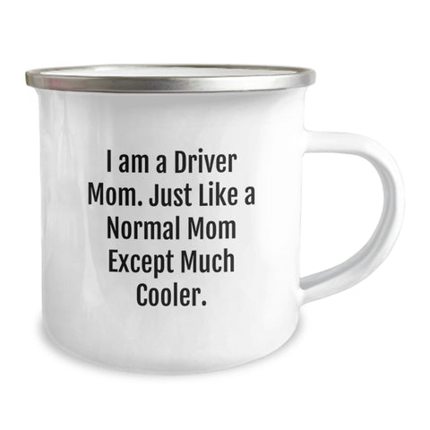 Image of Funny Driver Gifts from Family, Driver Mom Camping Mug, Birthday Unique Gifts for Driver Friends - Image 2