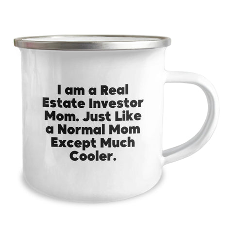 Image of Funny Real Estate Investor Gifts for Mom - Gifts from Real Estate Investor Dad, Unique Gifts for Real Estate Investor Mom, Camping Mug for Real Estate Investor Mom on Mother's Day - Image 2