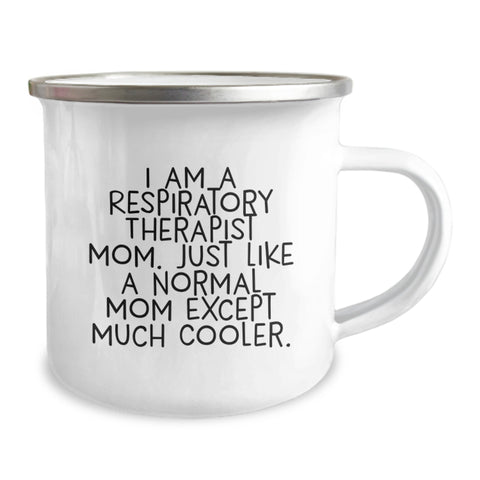 Image of Funny Respiratory Therapist Mom Gifts from Family for Men Women Coworkers Unique Mother's Day Presents Camping Mug - Image 2
