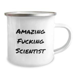 Gifts for the Amazing Scientist in Your Life - Funny Camping Mug for Graduation, Unique Gifts from Family, Friends, or Coworkers