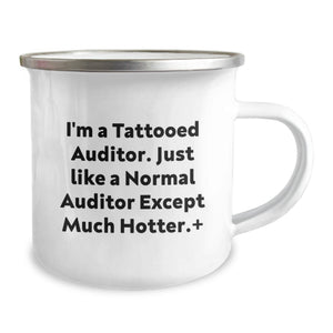 Funny Auditor Gifts for Men, Graduation Unique Gifts from Friends, 'I'm A Tattooed Auditor...'