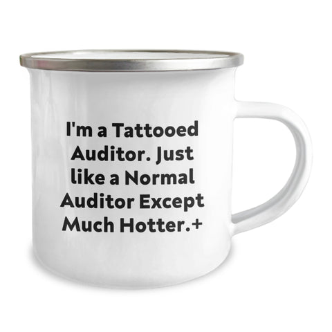 Image of Funny Auditor Gifts for Men, Graduation Unique Gifts from Friends, 'I'm A Tattooed Auditor...' - Image 2