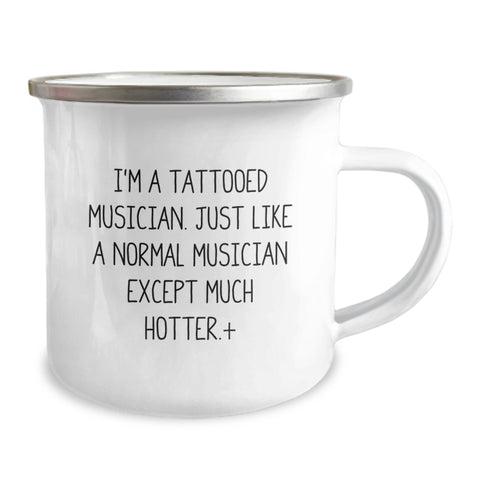 Image of Funny Musician Gifts for Men - Camping Mug from Friends - Inspirational Hot Music Lover Mug for Graduation - Image 2