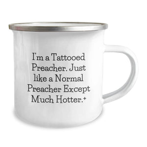 Preacher Gifts, Funny Camping Mug, Graduation Unique Gifts from Friends to Men Preacher