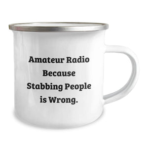 Amateur Radio Funny Camping Mug Gifts from Friends for Graduation Unique
