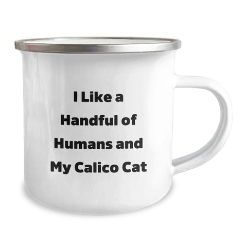 Image of Calico Cat Lover's Camping Mug Gifts from Men to Friends on Graduation Unique Day - Image 2