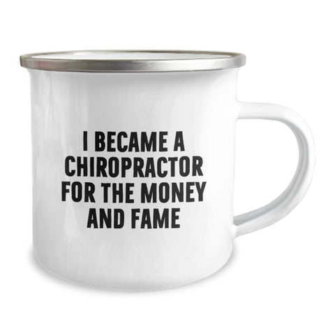Image of Funny Chiropractor Gifts for Him, Inspirational Quote to Celebrate Graduation with Chiropractor Camping Mug, Perfect Present from Men - Image 2