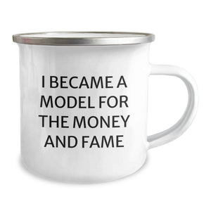 Funny Gifts from Men for Model Enthusiasts, Graduation Unique Gifts for Women, Camping Mug for Friends and Family