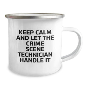 Funny Crime Scene Technician Gifts for Crime Scene Technician Men from Men, Keep 'em Laughing with This Unique Camping Mug, Perfect for Graduation Unique Gifts