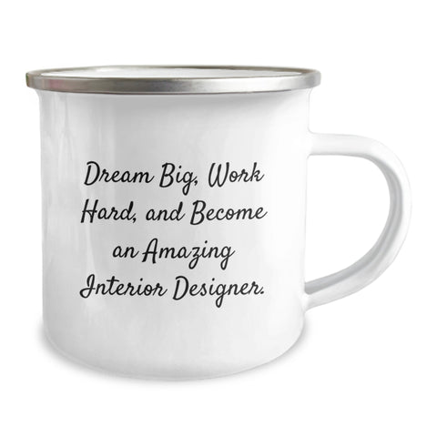 Image of Inspirational Interior Designer Gifts for Men - Funny Camping Mug, Graduation Unique Gifts from Friends and Family - Image 2
