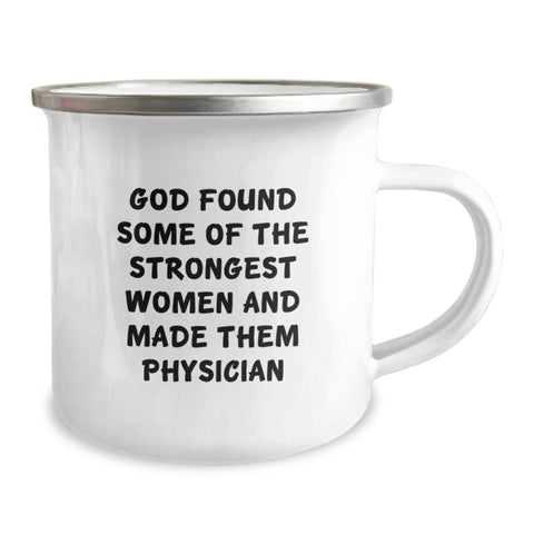 Image of Gifts from Friends and Family, Funny Physician Mugs, 12 oz Camping Mug for Physician Graduates, Inspirational Quote for Women in Medicine, Gifts for Physician - Image 2