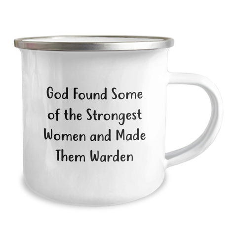 Image of Funny Warden Gifts, Unique Camping Mug, Inspirational Warden Quote Gifts from Friends, Warden Enthusiasts - Image 2