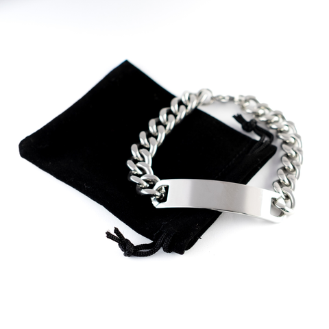 Image of Motivational Christian Stainless Steel Bracelet, Faith it  – view 3