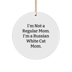 Funny Russian White Cat Mom Gifts from Friends for Russian White Cat Lover Christmas Unique Gifts - Image 1