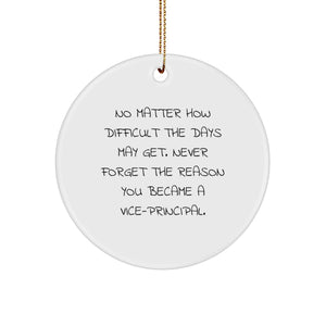 Inspiring Vice-principal Gifts from Men, Gifts for Vice-principal Men, Funny Vice-principal Christmas Unique Gifts - Image 1