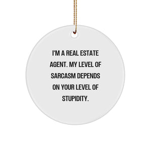 Funny Real Estate Agent Gifts for Men, Women, Coworkers, Friends and Family - I'm A Real Estate Agent Gifts from Men, Women, Friends, Coworkers, Family for Christmas Unique Gifts - Image 1