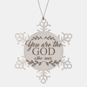 Motivational Christian Stainless Steel Bracelet, You are the God who sees, Inspirational Christmas , Family, Anniversary  Gifts For Christian Men, Women, Girls & Boys