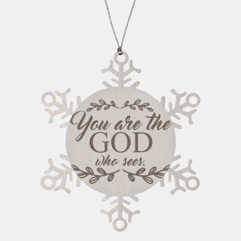 Image of Motivational Christian Stainless Steel Bracelet, You are the God who sees, Inspirational Christmas , Family, Anniversary  Gifts For Christian Men, Women, Girls & Boys