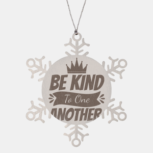 Motivational Christian Stainless Steel Bracelet, Be kind to one another, Inspirational Christmas , Family, Anniversary  Gifts For Christian Men, Women, Girls & Boys