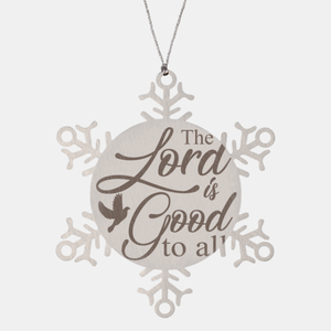 Motivational Christian Stainless Steel Bracelet, The Lord is good to all, Inspirational Christmas , Family, Anniversary  Gifts For Christian Men, Women, Girls & Boys