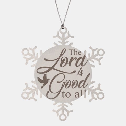 Image of Motivational Christian Stainless Steel Bracelet, The Lord is good to all, Inspirational Christmas , Family, Anniversary  Gifts For Christian Men, Women, Girls & Boys