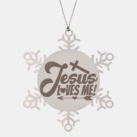 Image of Motivational Christian Stainless Steel Bracelet, Jesus Loves Me!, Inspirational Christmas , Family, Anniversary  Gifts For Christian Men, Women, Girls & Boys