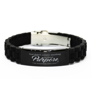 Motivational Christian Bracelet, God didn