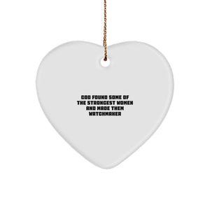 Funny Inspirational Watchmaker Gifts from Men to Friends, Unique Heart Ornament for Christmas Unique Gifts - Image 1