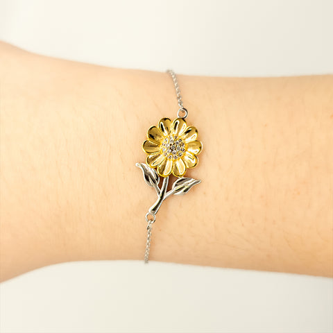 Image of Motivational Christian Stainless Steel Bracelet, The Lord is my light and my salvation