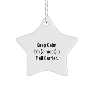 Fun Star Ornament Gifts from Friends for Mail Carrier on Christmas Unique - Image 1